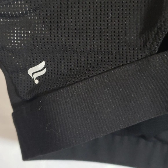 Fabletics Black Mesh Multistrap Athletic Top Sz S - Picture 5 of 7